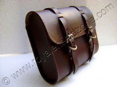 SADDLE BAG (BROWN) LEATHER