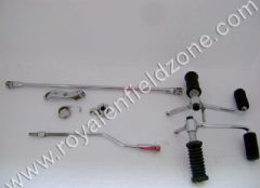 REAR FOOT CONTROL SYSTEM FOR CAFE RACER