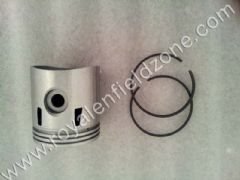 PISTON WITH RINGS