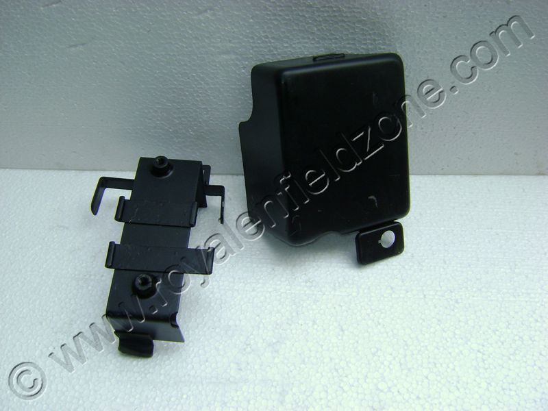 royal enfield leather battery cover