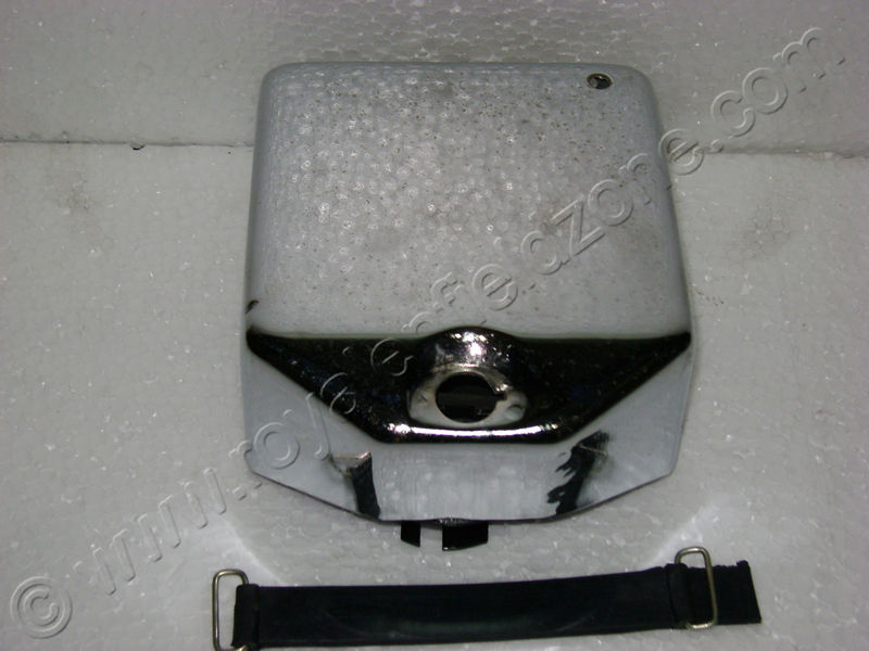 royal enfield leather battery cover