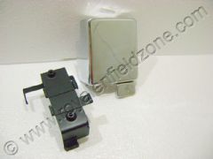 BATTERY COVER LOCABLE 12 V FULL CHROME (FOR BIKE WITH SELF START)