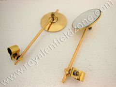 BRASS REAR VIEW MIRRORS