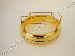 HEAD LAMP RING WITH GRILL INNER OUTER IN BRASS
