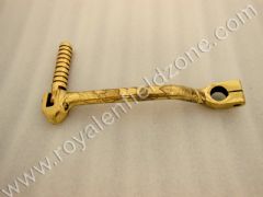 KICK LEVER BRASS ENGRAVED