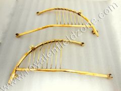 REAR MUDGUARD STAYS IN BRASS GRILL TYPE