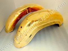 FRONT AND REAR MUDGUARD STANDARD MODEL IN BRASS