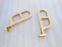 EXTRA FOOTREST FOR REAR IN BRASS FOR CLASSIC /ELECTRA