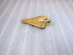 EAGLE FACE IN BRASS FOR FRONT MUDGUARD