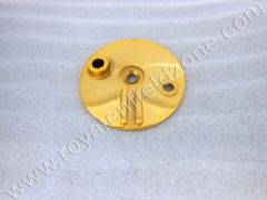 BRASS COLOUR FRONT BRAKE SHOE PLATE (NO BRASS IN ALLM)