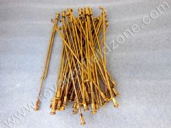 BRASS COLOUR SPOKES (NO BRASS IN STEEL)