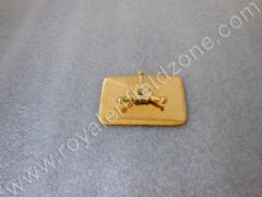 BRASS TAPPED PLATE WITH BRASS TAPPED NUT