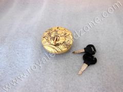 ENGRAVED BRASS TANK CAP LOCKABLE