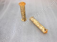 ENGRAVED BRASS HAND GRIPS