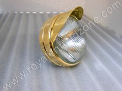 BRASS HEAD LAMP RING WITH HEAD LAMP PEAK