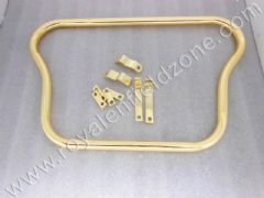 BRASS COLOUR FRONT CRASH BAR(NO BRASS IN STEEL)