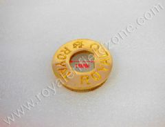 BRASS IGNITION SWITCH PLATE