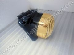 HEAD LAMP GRILL HARLEY DESIGN IN GOLD COLOR