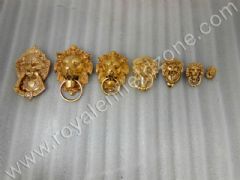 LION FAMILY IN BRASS