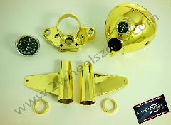 HEAD LAMP ASSY OLD MODEL IN GOLD COLOR