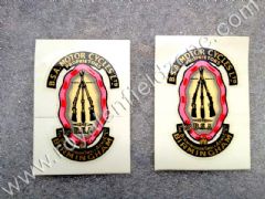 BSA motorcycles Birmingham Small Arms Decal sticker SET