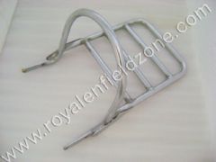 PILLION BACKREST PIPE IN CHROME WITH CARRIER