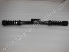 CRASH BAR STRAIGHT BAR SPRING TYPE IN BLACK