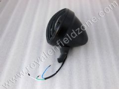 HEAD LAMP METAL WITH GRILL IN MATT BLACK