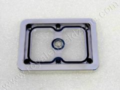 OLD MODEL TAPPED PLATE WITH TRANSPARENT GLASS
