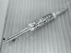 ROYAL ENFIELD EXHAUST ENGRAVED CHROME