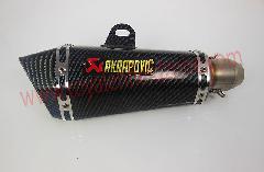Sport bike exhaust akrarovic carbon