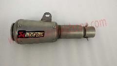 Sport bike exhaust roclet silver heavy