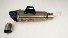 Sport bike exhaust akrarovic silencer onliy mouth corbon