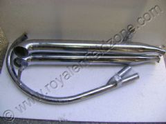 DOUBLE SILENCER WITH SPECIAL BEND