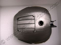 FUEL TANK WITH GRILL,KNEE PADS AND BRASS MONO (35 LITRES)