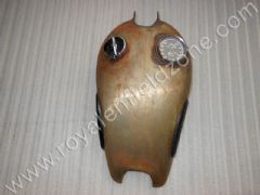 OLD STYLE FUEL TANK WITH PAD AND METRE INSIDE THE TANK