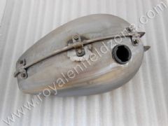 FUEL TANK 14 LITRES RUGGED LOOK WITH METAL PIPE IN CENTRE