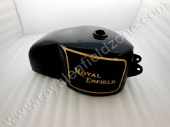 CAFE TANK IN BLACK PAINT WITH GOLD LINING