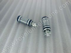 REAR FOOTREST BLACK CHROME