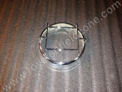 HEAD LAMP RING WITH GRILL INNER OUTER IN BRASS AND CHROME PLATED