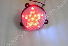 CLASSIC TAIL LAMP LED WHITE GLASS STAR DESIGN