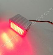 STROBE LAMP PLASTIC BODY IN RED