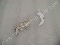 METAL LOGO CROCODILE