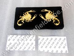GOLDEN SCORPIO IN METAL WITH 3 M TAPE