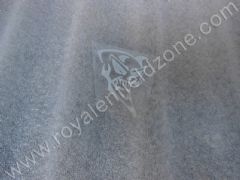 SKULL FACE METAL STICKER
