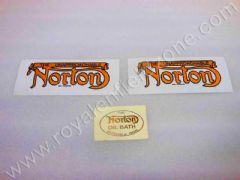 NORTON TANK DECALS