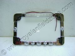 NUMBER PLATE WITH LIGHT AND SKULS