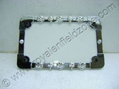NUMBER PLATE WITH SKULS