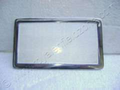 ALLUMINIUM NUMBER PLATE WITH CHROME BEEDING
