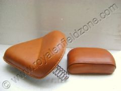 SADDLE SEATS WITH LEATHER COVER